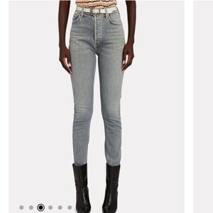 AGOLDE Gray Nico High-Rise Skinny Jeans Size 26